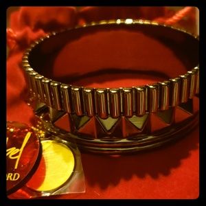 Gun smoke metal Cuff by Waterford